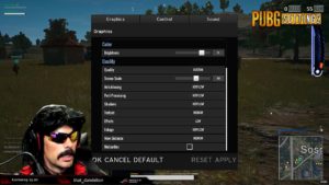 DrDisRespect PUBG Graphics Settings