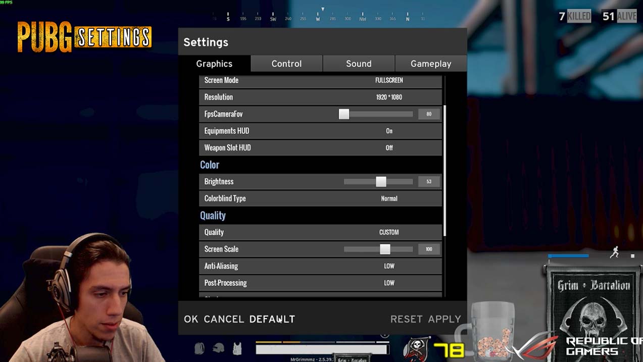 Pubg Video Settings For Visibility