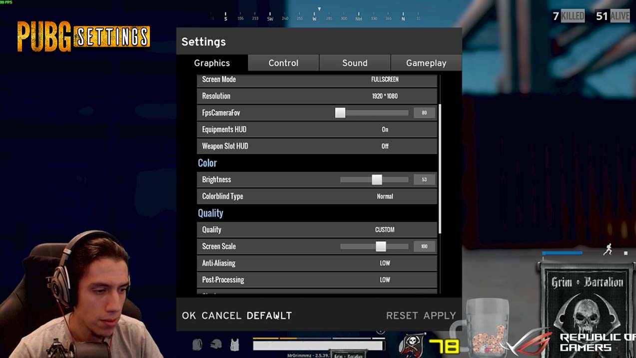 Grimmmz PUBG Settings and Setup (including DPI and ...