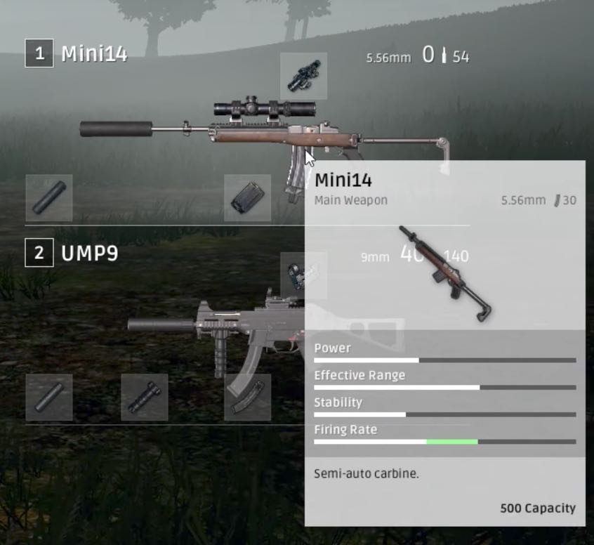 Mini14 PUBG Weapon