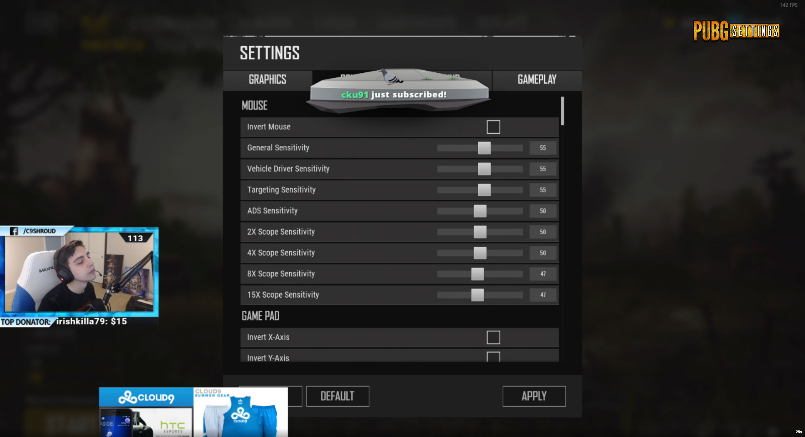 shroud mouse layout